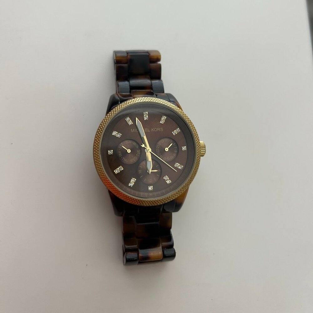 MICHAEL Michael Kors Tortoise Watch